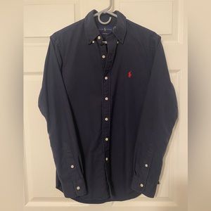 Polo Ralph Lauren Men’s Classic Oxford Long Sleeve Button Down (Small)